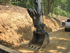 Quest Excavator clamp attachment